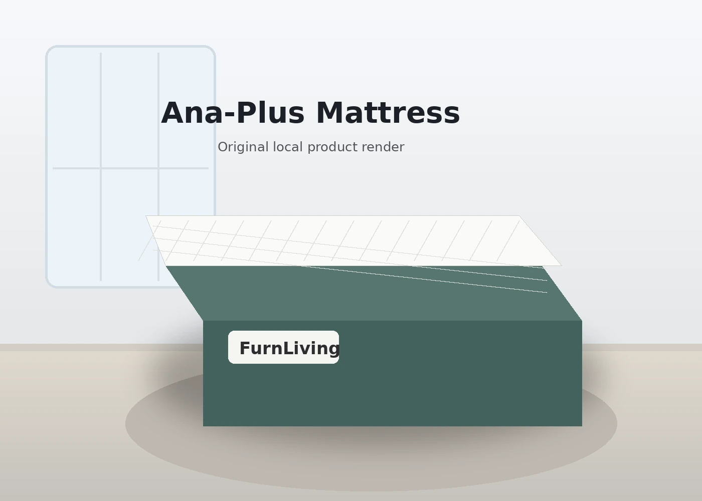Ana-Plus mattress product render