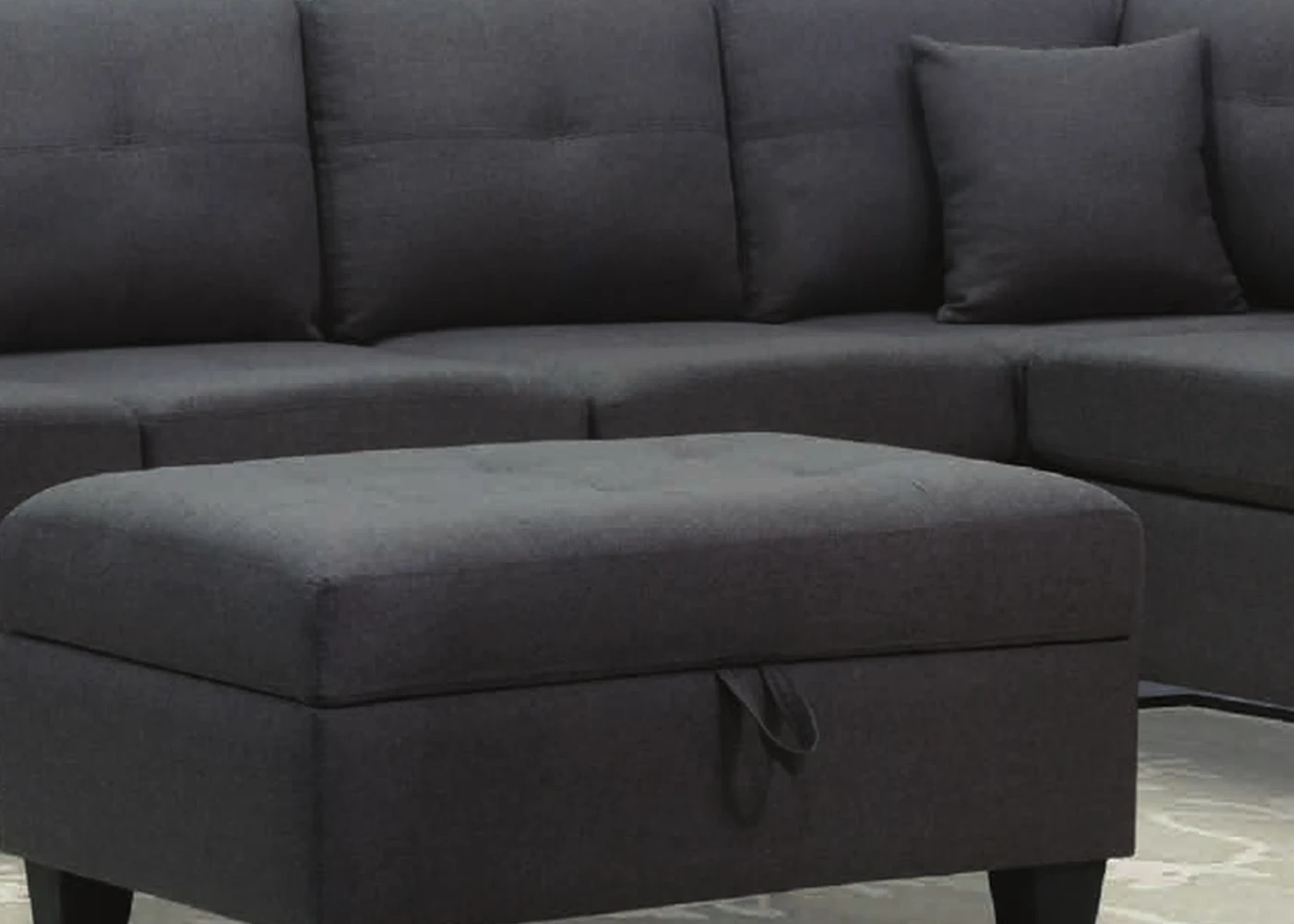 T1232 matching storage ottoman