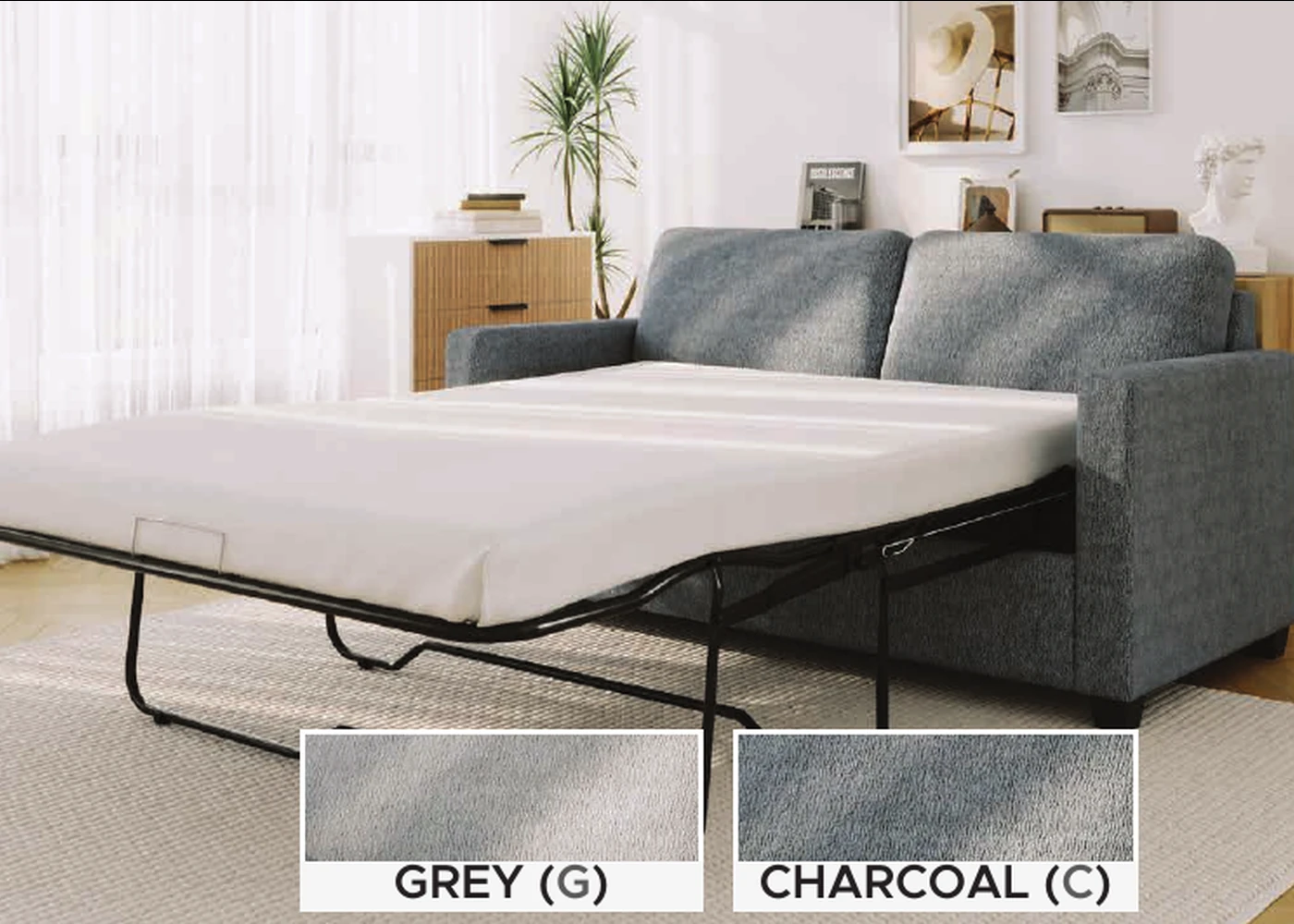 T1812 convertible sofa bed